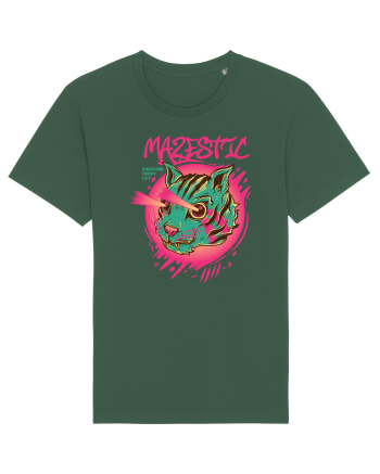 Mazestic Awesome Trippy Cat Bottle Green
