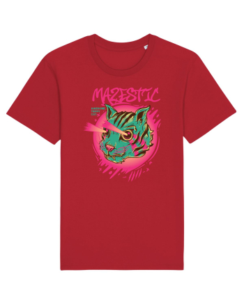 Mazestic Awesome Trippy Cat Red