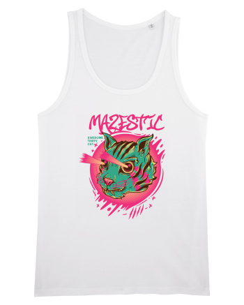 Mazestic Awesome Trippy Cat White