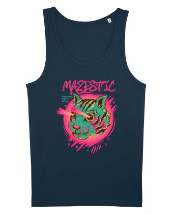 Mazestic Awesome Trippy Cat Navy