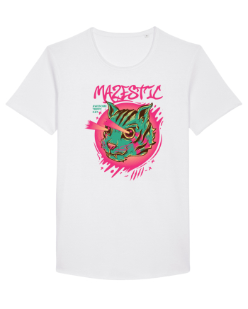 Mazestic Awesome Trippy Cat White