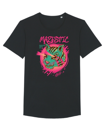 Mazestic Awesome Trippy Cat Black