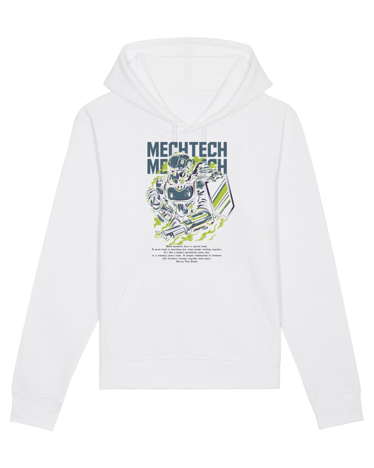 Hanorac Unisex Drummer White