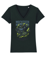 Mechtech Tricou mânecă scurtă guler V Damă Evoker