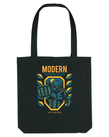 Modern Fighter In The City Black