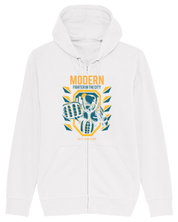Modern Fighter In The City White