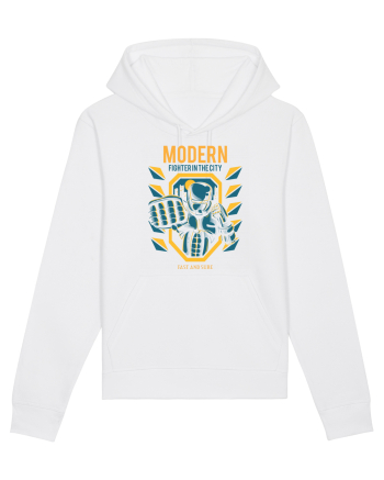 Modern Fighter In The City White