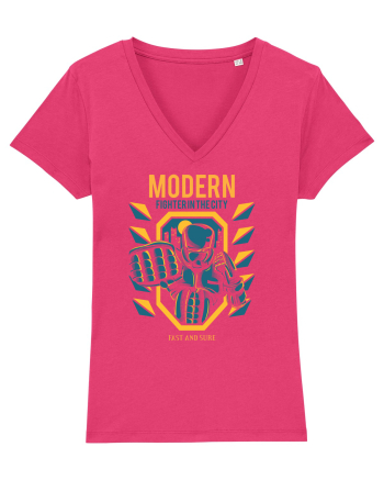 Modern Fighter In The City Raspberry