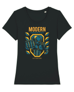Modern Fighter In The City Tricou mânecă scurtă guler larg fitted Damă Expresser