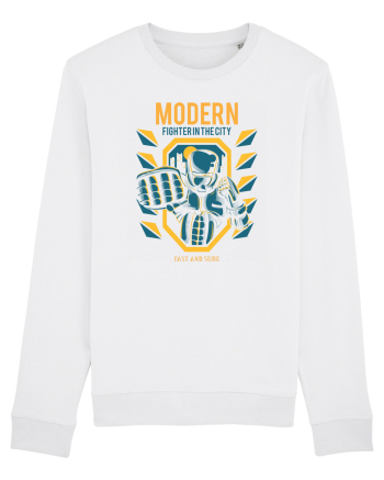 Modern Fighter In The City White