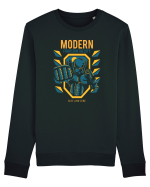 Modern Fighter In The City Bluză mânecă lungă Unisex Rise