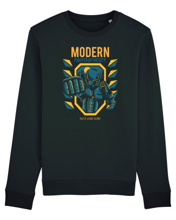 Modern Fighter In The City Black