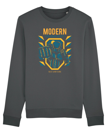 Modern Fighter In The City Anthracite