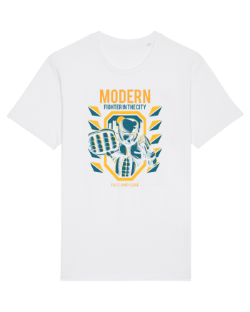 Modern Fighter In The City White