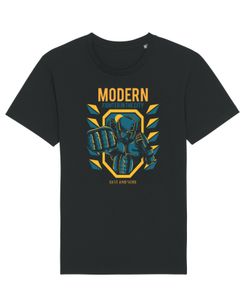 Modern Fighter In The City Black