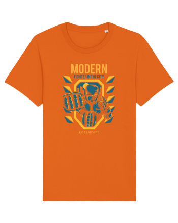 Modern Fighter In The City Bright Orange