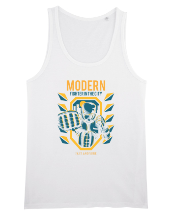 Modern Fighter In The City White
