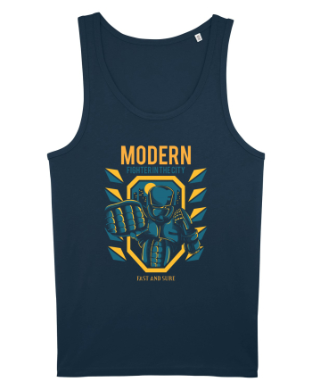 Modern Fighter In The City Navy