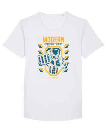 Modern Fighter In The City White