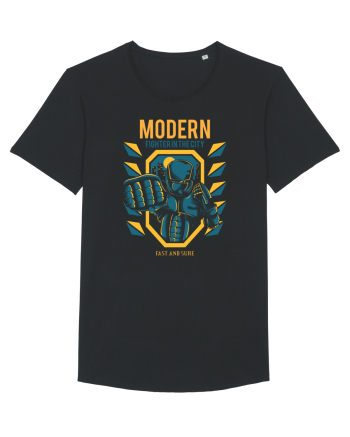 Modern Fighter In The City Black