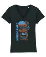 Nerd Gamer Tricou mânecă scurtă guler V Damă Evoker