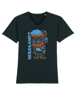Nerd Gamer Tricou mânecă scurtă guler V Bărbat Presenter