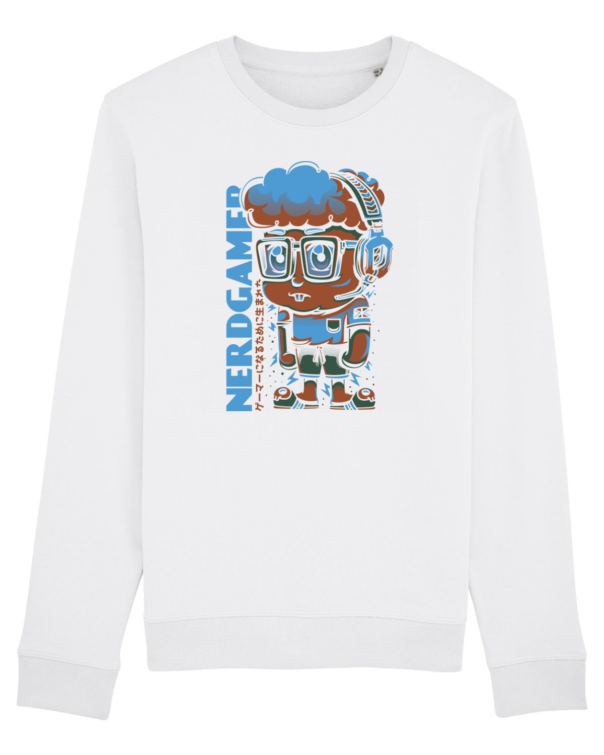 Bluză mânecă lungă Unisex Rise White