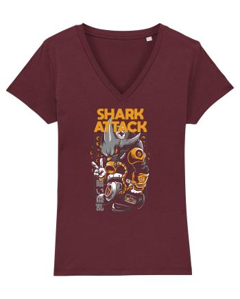 Shark Atack Burgundy