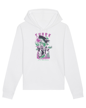 Shark City Business White