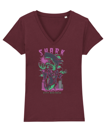 Shark City Business Burgundy