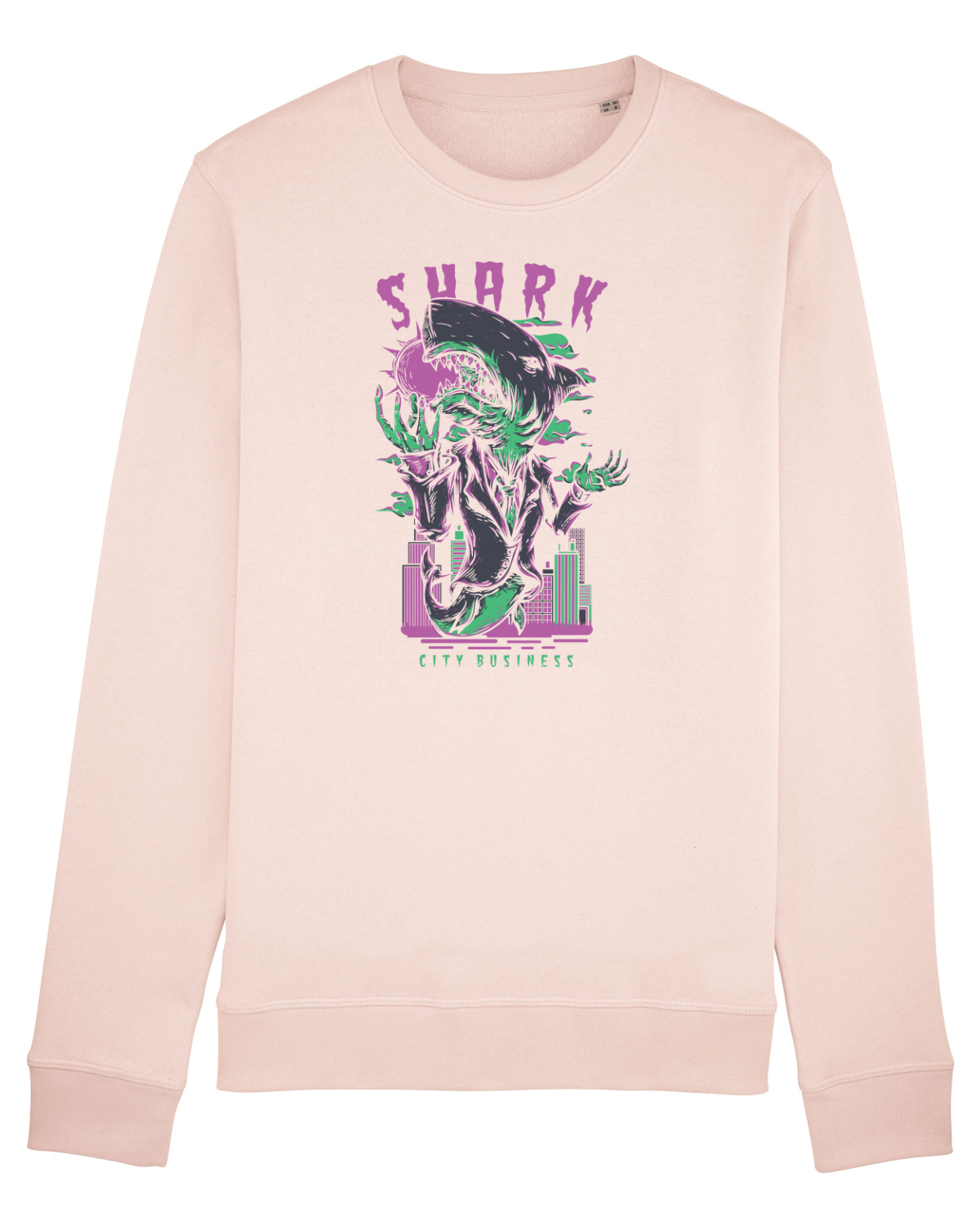 Bluză mânecă lungă Unisex Rise Candy Pink