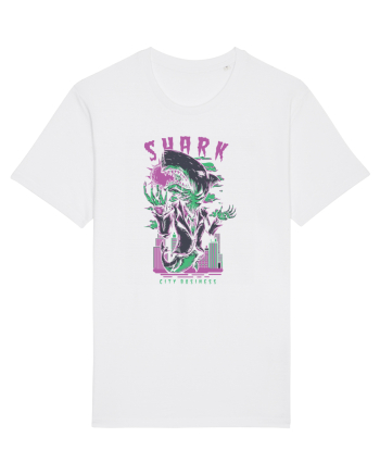 Shark City Business White