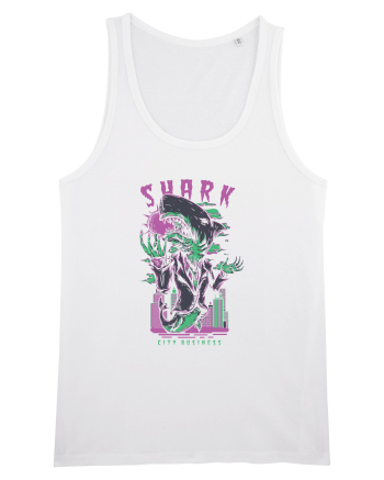 Shark City Business White