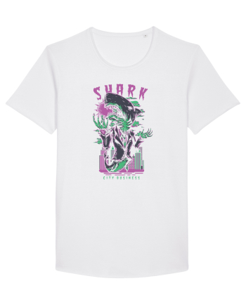 Shark City Business White
