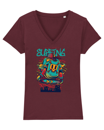 Skate Funky Surfing Burgundy
