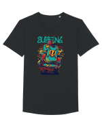 Skate Funky Surfing Tricou mânecă scurtă guler larg Bărbat Skater