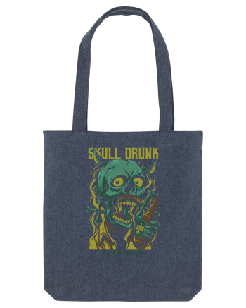 Skull Drunk Midnight Blue