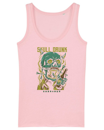 Skull Drunk Cotton Pink