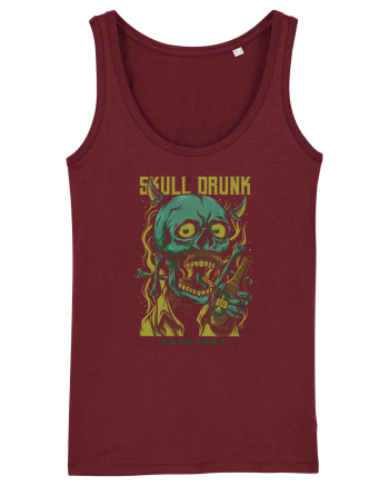 Skull Drunk Burgundy