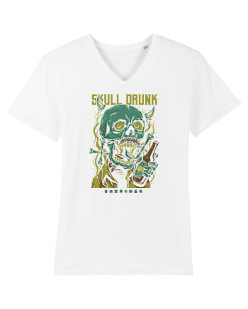 Skull Drunk White