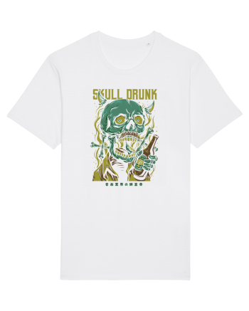 Skull Drunk White