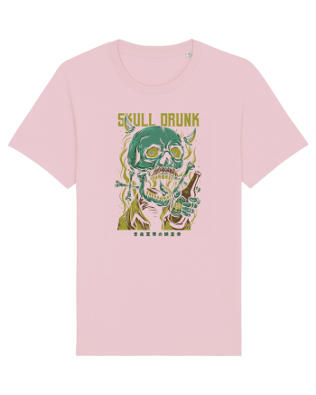 Skull Drunk Cotton Pink