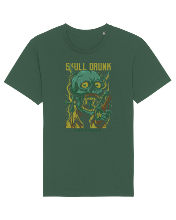 Skull Drunk Bottle Green