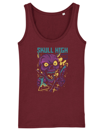 Skull High Burgundy