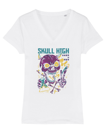 Skull High White