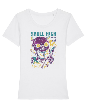 Skull High White