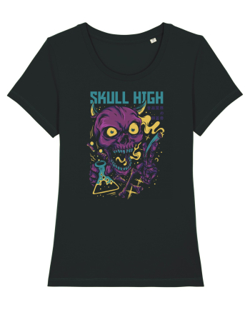 Skull High Black