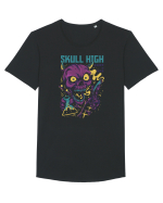 Skull High Tricou mânecă scurtă guler larg Bărbat Skater
