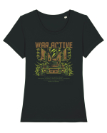 War Active Tricou mânecă scurtă guler larg fitted Damă Expresser