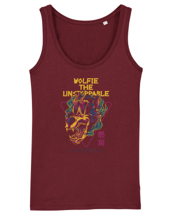 Wolfie The Unstoppable Burgundy